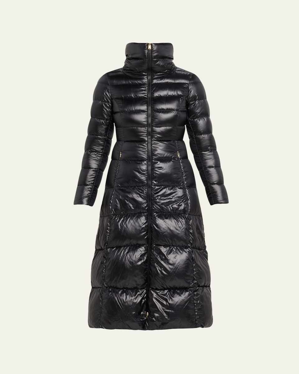 Long Ultra-Light Nylon Parka